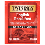 Twinings, чистый черный чай, английский завтрак, экстракрепкий, 20 чайных пакетиков, 50 г (1,76 унции)