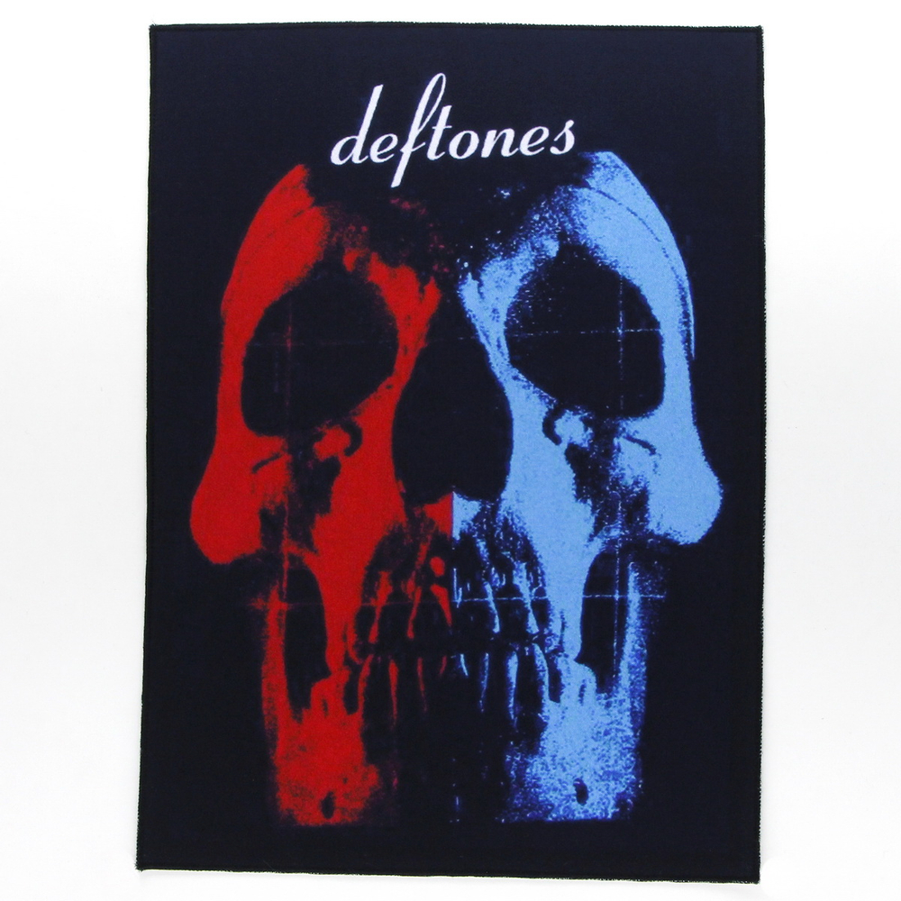Нашивка Deftones череп цветной (266)