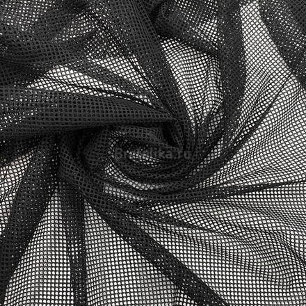 Сетка эластичная черная крупная ячейка