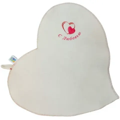 Коврик банный «Сердце»