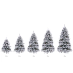 Елка «Заснеженная принцесса» 120 см, ПВХ, леска, резина с белым напылением (355 веток)