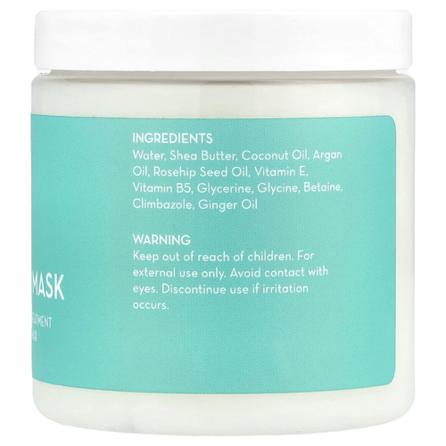 Pure Body Naturals, Маска для волос с аргановым маслом, чистый блеск, 240 мл (8 жидк. Унций)