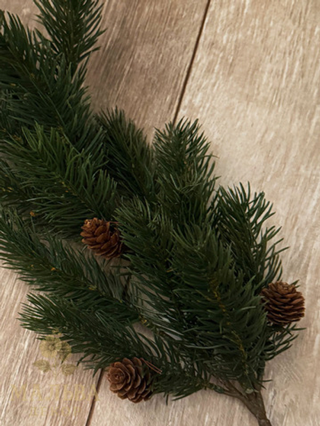 Еловая ветка 61 см искусственная