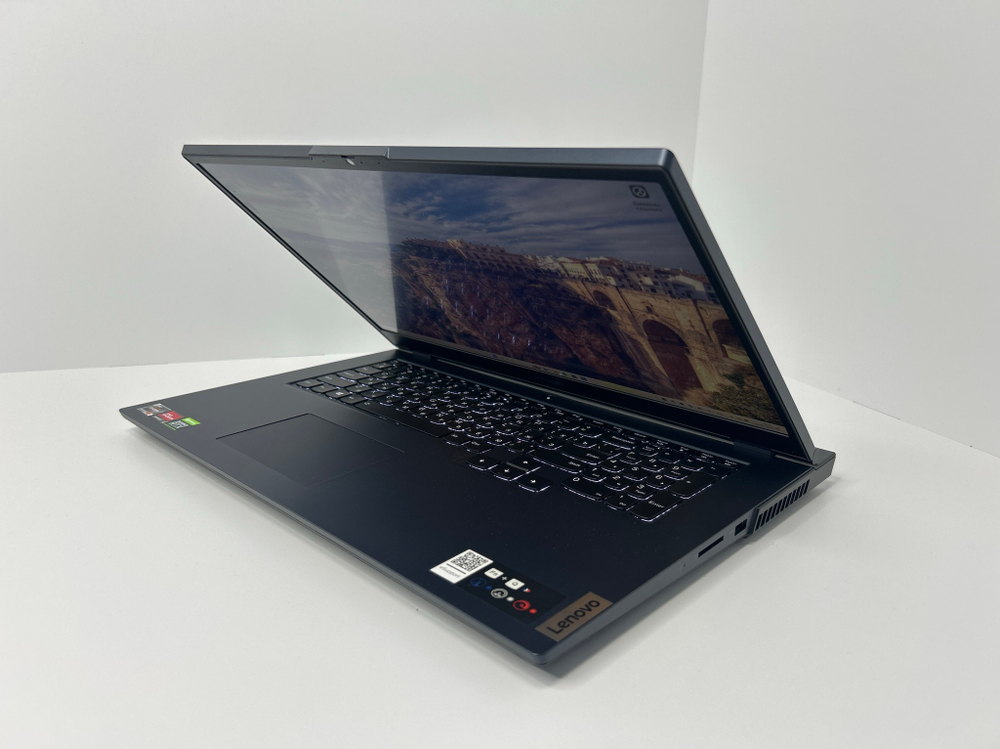 Ноутбук Lenovo Legion 5 17ACH6H (82JY0033RU) 17.3"/AMD Ryzen 7 5800H/RAM 16GB/SSD 1024GB/GeForce RTX 3070 8GB/1920*1080/IPS 144Hz/Windows 10/Подсветка кл-ры: LED/черный. Состояние: A1