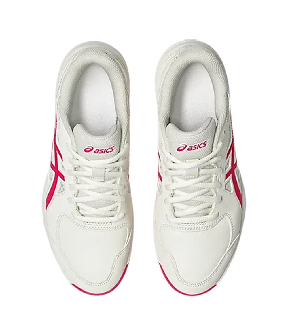 Asics Court Slide 4 Кремовый-Яркая Розовая Женские Кроссовки 2025