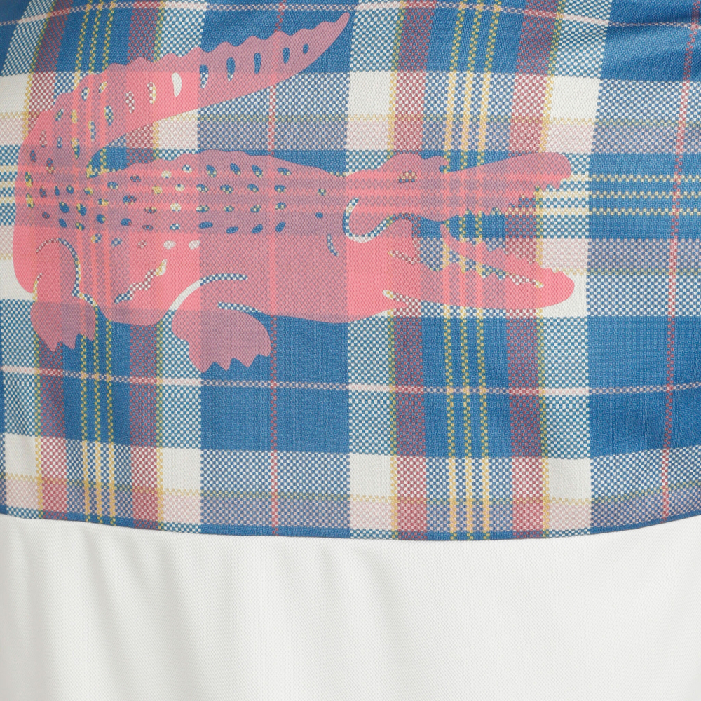 Мужское теннисное поло Lacoste T-Shirt Men - Multicoloured, Blue