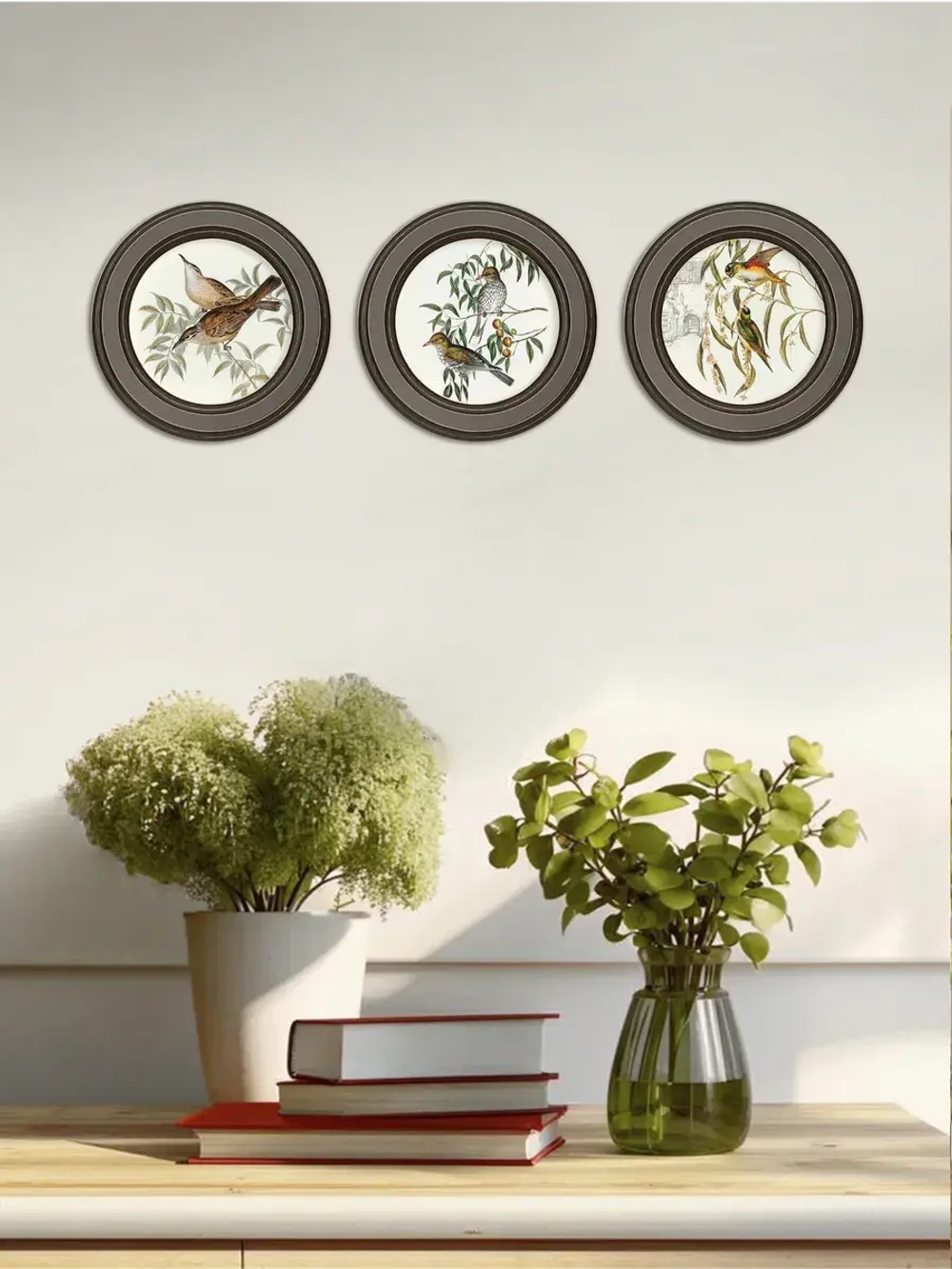 Картины на стену интерьерная на холсте 3 шт 17.5 см