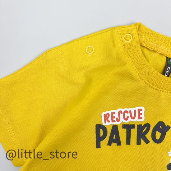 Футболка хлопковая "Морской бриз" горчица