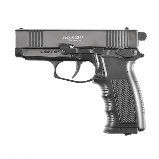 Пистолет пневматический EKOL ES 55 Black, (металл) калибр 4,5 мм, 3 Дж