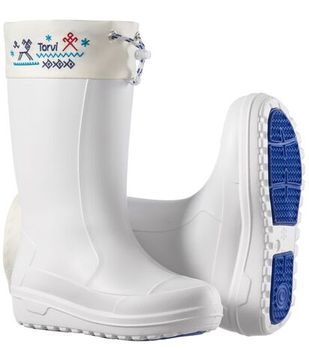 Сапоги жен. с манж. и мех. утеп. TORVI ОНЕГА -40С ЭВА  ТЭП бел. р.36