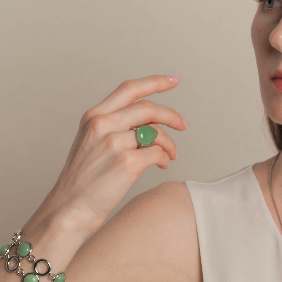 Кольцо Possebon Q.Verde K0953.17 20 S