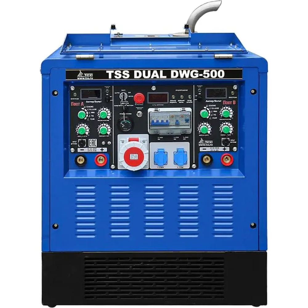ТСС DUAL DWG-500 двухпостовой дизельный сварочный генератор 039736