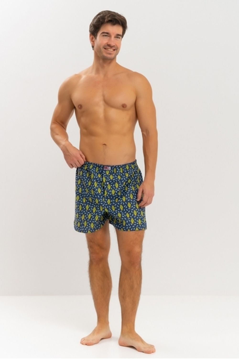 Боксеры для дома Saint Barth ADAM HOUR MONEY ярко-синий часы с деньгами