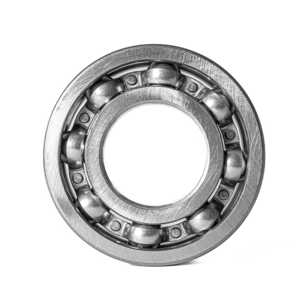 Подшипник шариковый радиальный однорядный открытый с проточкой на наружном кольце, 40х90х23 мм (КПП МТЗ, вал первичный заднего хода ГАЗ)