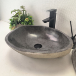 Раковина из речного камня RS-63660 (50*39*15) 0122