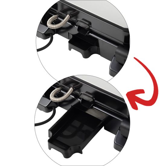 Гриль электрический контактный Kamille KM 6727 с антипригарным покрытием