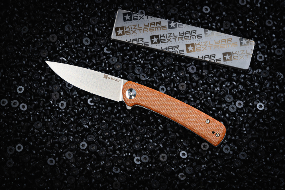 Нож SENCUT Neches сталь 10Cr15CoMoV рукоять Brown Micarta