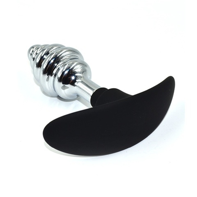 Анальная втулка ребристая для ношения Small 9 см