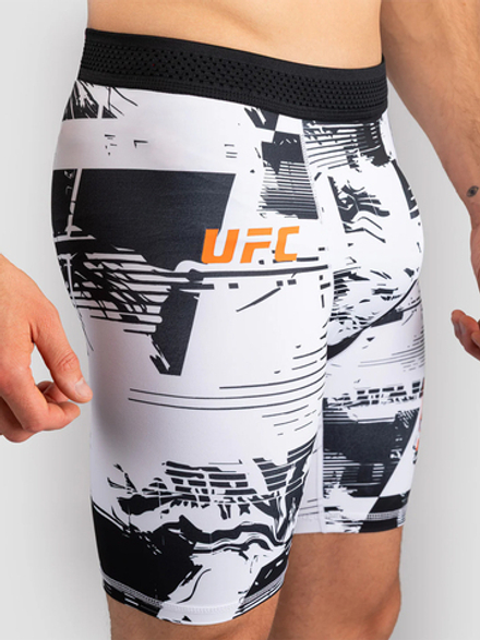 Шорты компрессионные Venum UFC Zenith Fight Week Black/White/Orange
