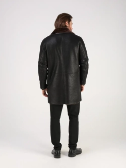 Дубленка зимняя натуральная длинная куртка