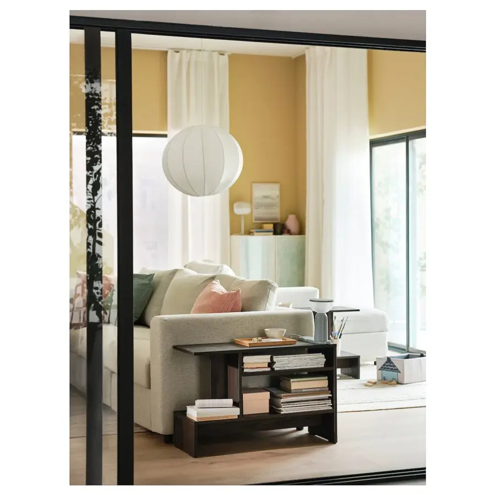 Стол на пьедестале - IKEA HOLMERUD/ХОЛМЕРУД ИКЕА, 80х31х52 см, чёрный