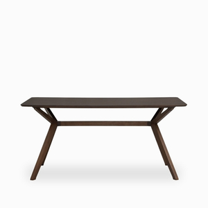 Обеденный стол Couper 160х90 дуб малазийский, шпон ясеня, какао