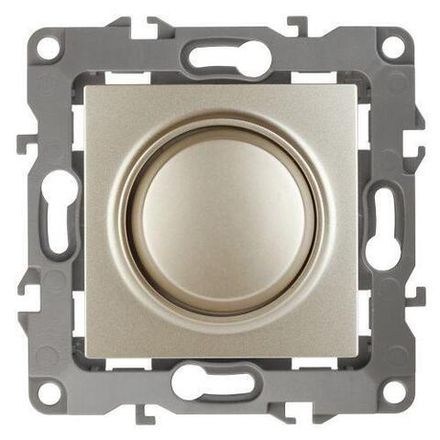 Светорегулятор поворотно-нажимной 400ВА 230В 12-4101-04 шампань ЭРА Б0014738