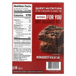 Quest Nutrition, Protein Bar, шоколадный брауни, 12 батончиков, 60 г (2,12 унции)
