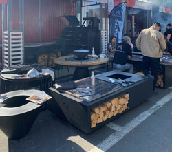 Дровяной гриль-стол Elbrus Grill Фудзияма 1200 (размер стола 2700x1400 мм)