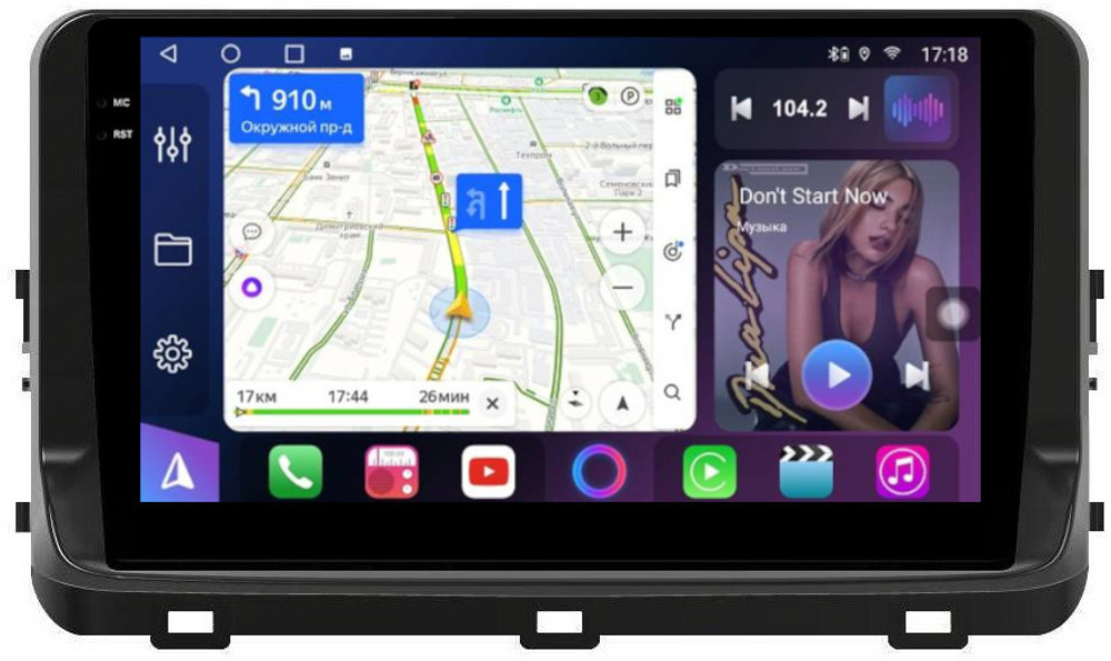 Магнитола для KIA Ceed 3 2021+ - FarCar 1267M монитор 10.36" QLED на Android 14, TS18, CarPlay, 4G SIM-слот