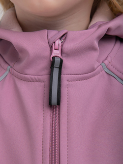 Куртка из софтшелла "Пыльная роза"
