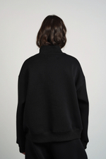 Олимпийка Zoe с начесом, черная