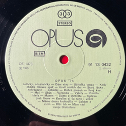 Винтажная виниловая пластинка LP Сборник Opus 75 Демократы (Чехословакия 1976)