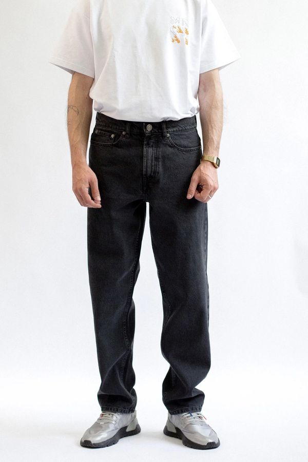 Джинсы 2304 Vintage Wide серые - фото 1