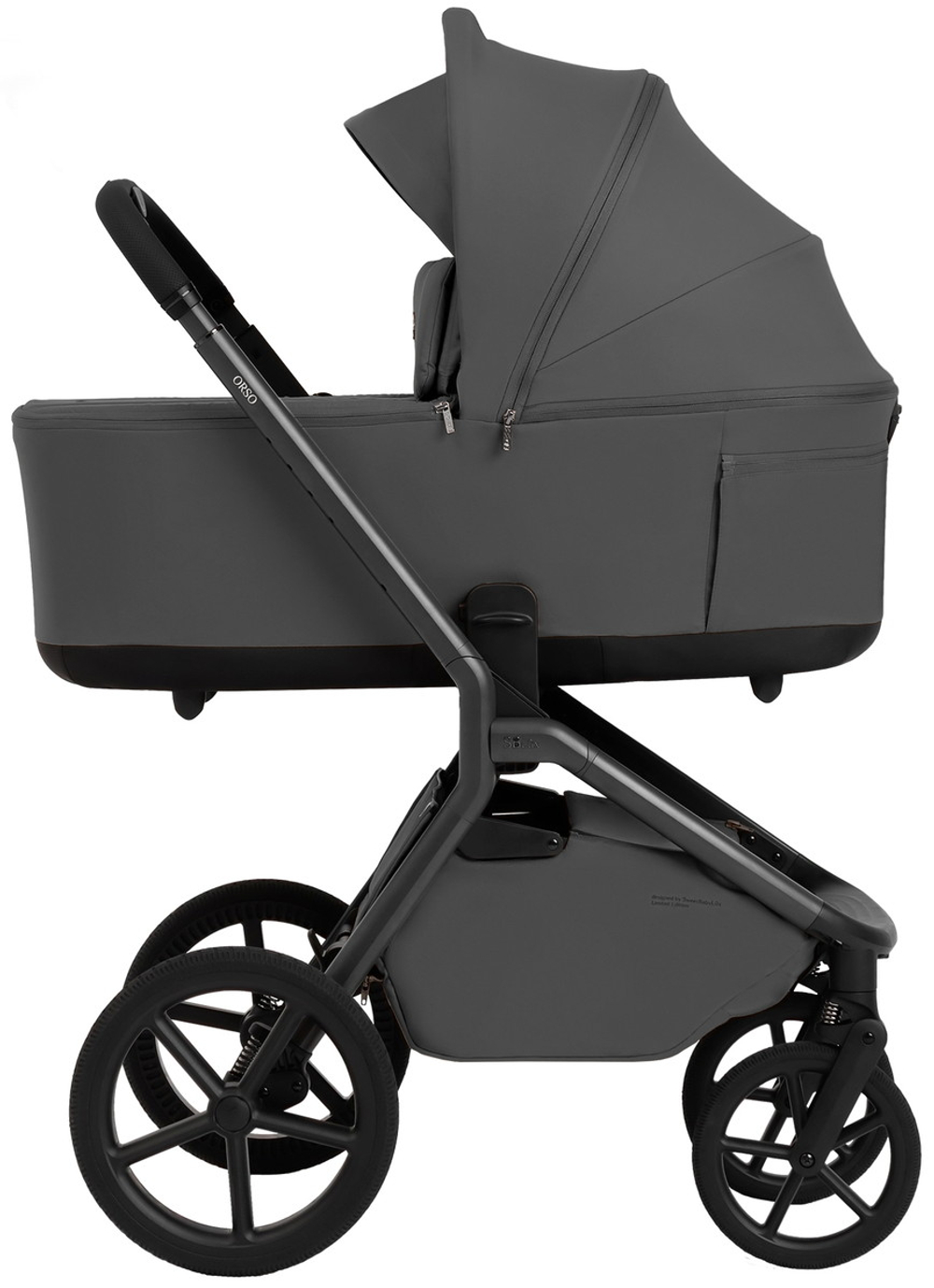Коляска 3 в 1 Sweet Baby SBL Orso New + автокресло Premier Grey New Dark Grey