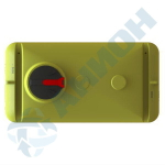 Емкость прямоугольная 3300 л мод. КАС, с откидной крышкой с клапаном и со сливными патрубками Д100мм. Анион 3300 л. вертикальная (2105x1110x1735см;желтый) - арт.559583