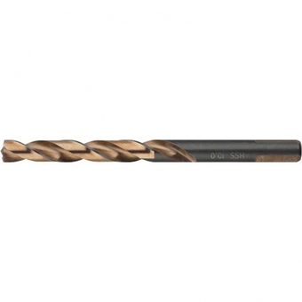Сверло спиральное по металлу, 3.8 x 70 мм, Р9М3, многогранная заточка Барс