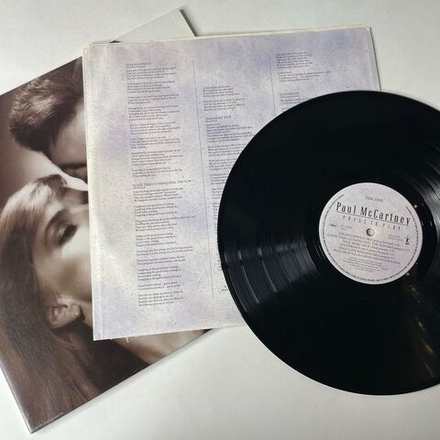Винтажная виниловая пластинка LP Paul McCartney Press To Play (Канада 1986)