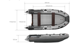 Лодка ПВХ надувная моторная SKAT TRITON 350