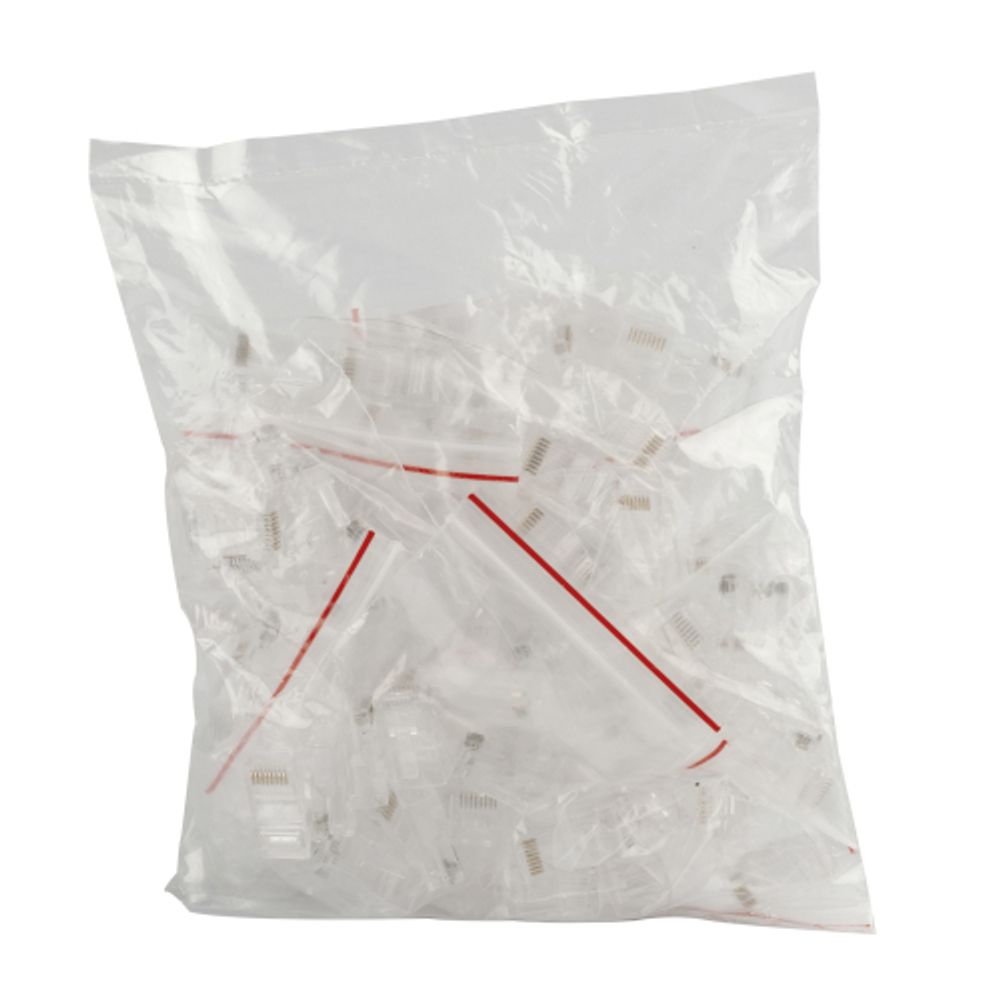 Джек RJ-45 ЭРА RJ-1 8P8C CAT 5e упаковка 100 шт | Разъёмы, переходники, ТВ делители