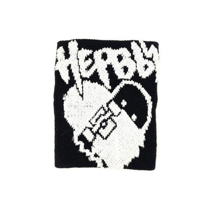 Тканный напульсник Нервы (черный)