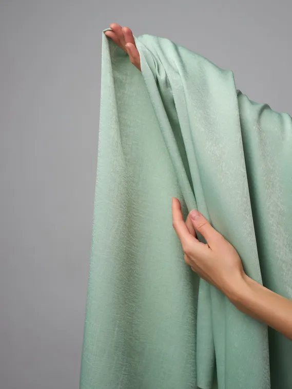 Шелк искусственный "эффект бархата", арт. 2283, Китай, фисташка