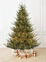 Елка с гирляндой встроенной «Eiffel» (Литая хвоя) 240 см / 2,4 м