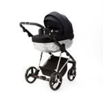 Детская универсальная коляска Adamex Quantum Star Q-STAR51 (2в1) Черный, Хром