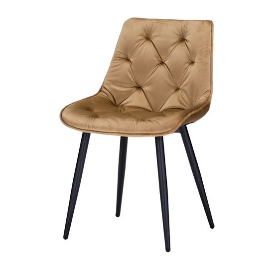Обеденный стул Vera коричневый велюр Премиум