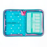 Пенал BRAUBERG, 1 отделение, 1 откидная планка, ткань, 20х14 см, "Girl", 229283