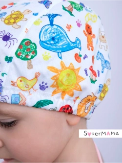 Шапочка для плавания детская непромокаемая для бассейна