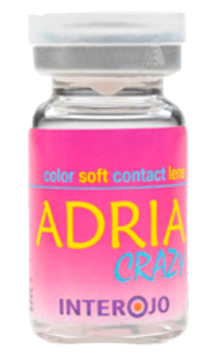 Карнавальные цветные линзы Adria Crazy (1 флакон, 1 линза)