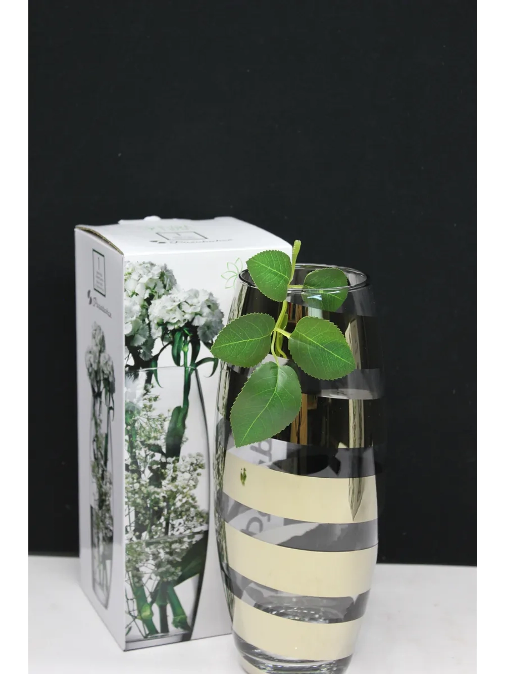 Ваза Флора " Золотая спираль"