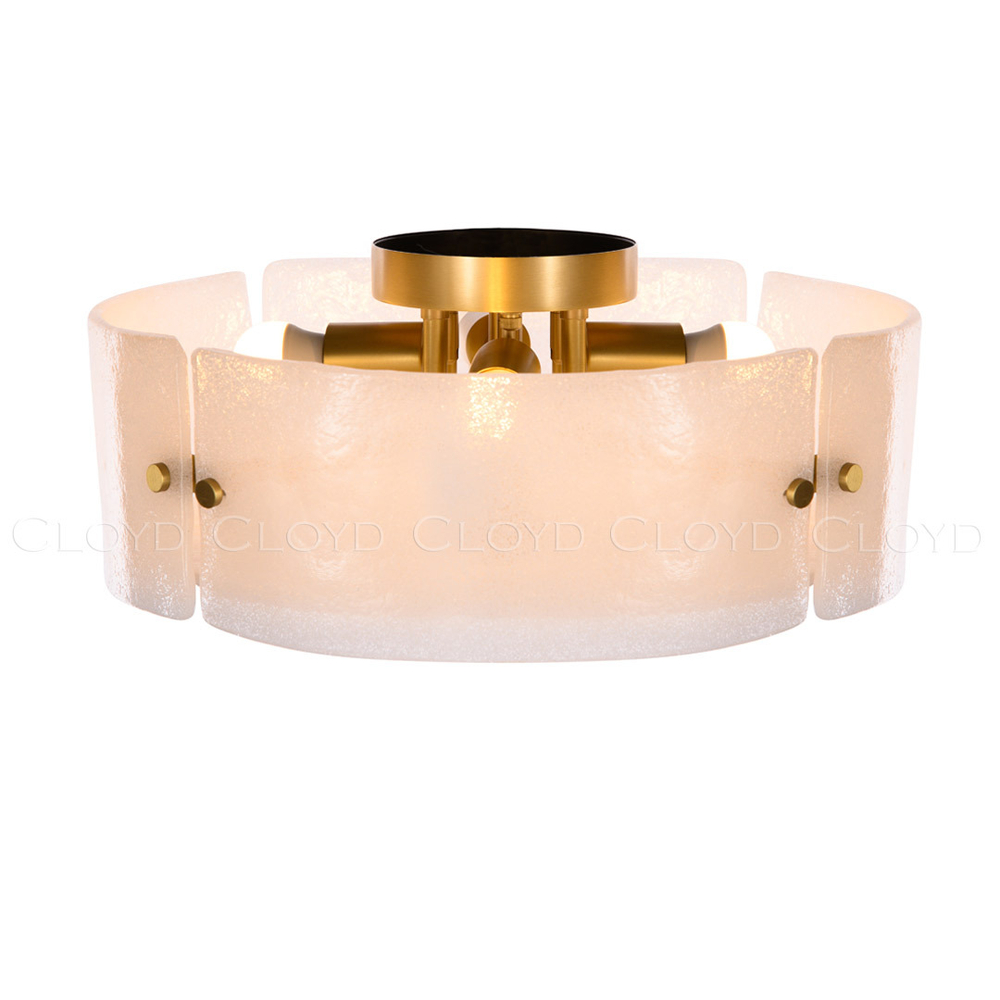 Потолочный светильник Cloyd MART FM4 / Ø45 см - латунь (арт.11118)